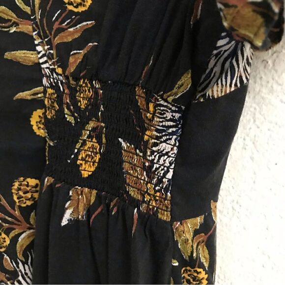 Madewell painted blooms open back mini dress 6 - Picture 6 of 10